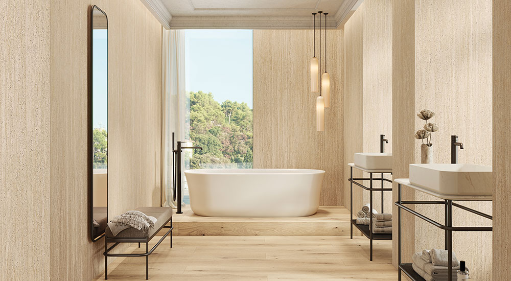 Porcelanosa Xlight Large-Format Porcelain and Wall Tiles