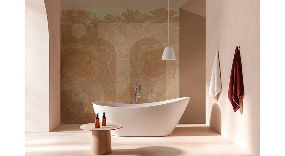 Spaghetti Wall Bathroom Wallpapers