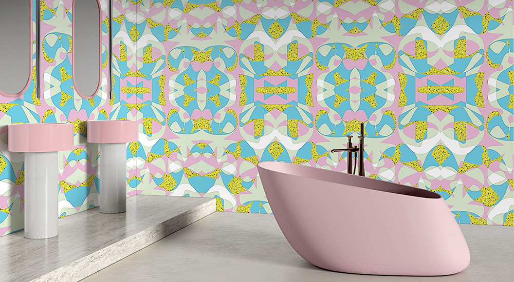 Wall/Pepper Immersive Surfaces by Karim Rashid