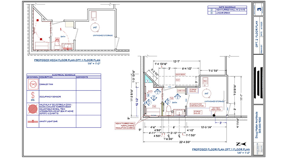 accessible bath pro bono design plan