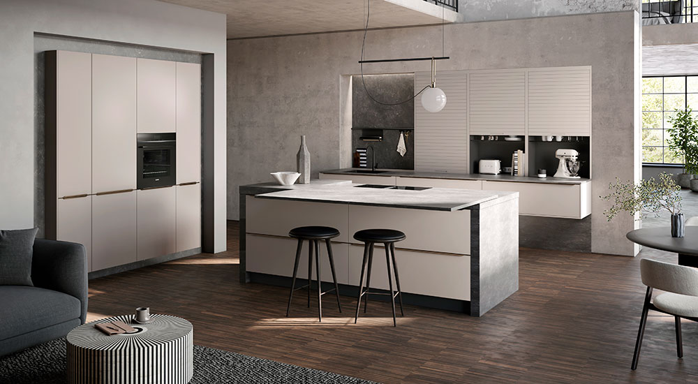 Häcker Kitchens Sand Grey Finish