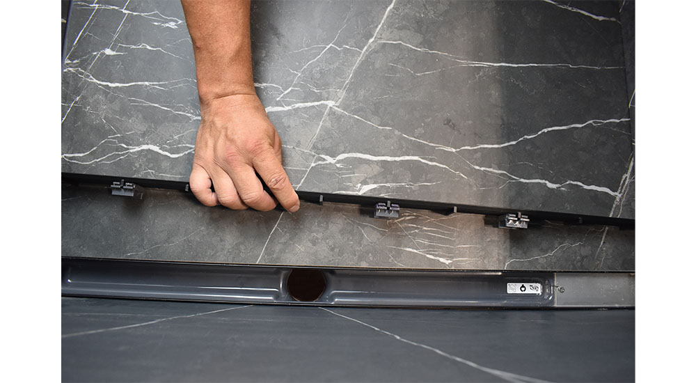 matey linear shower drain installation