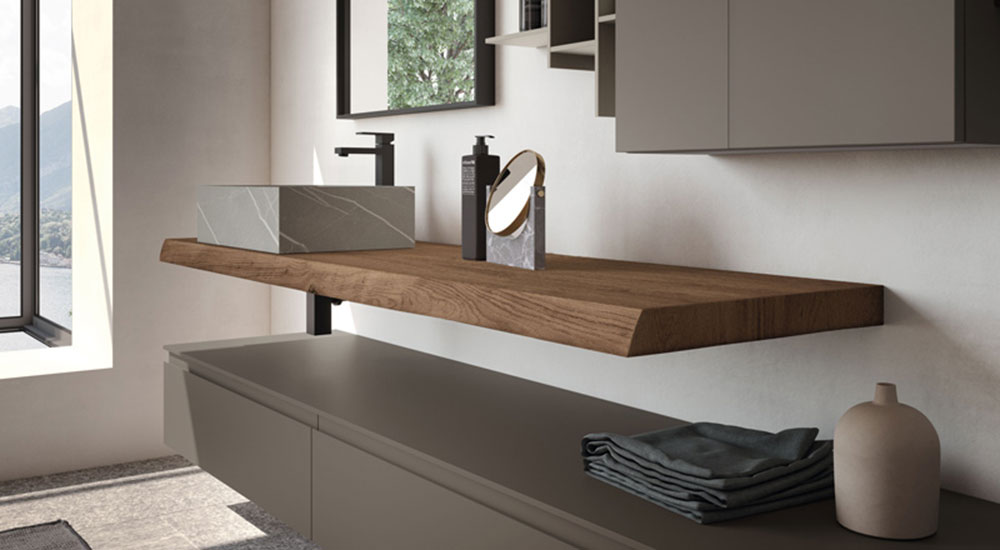 Hastings Bath Collection Urban Rough-Cut Countertop