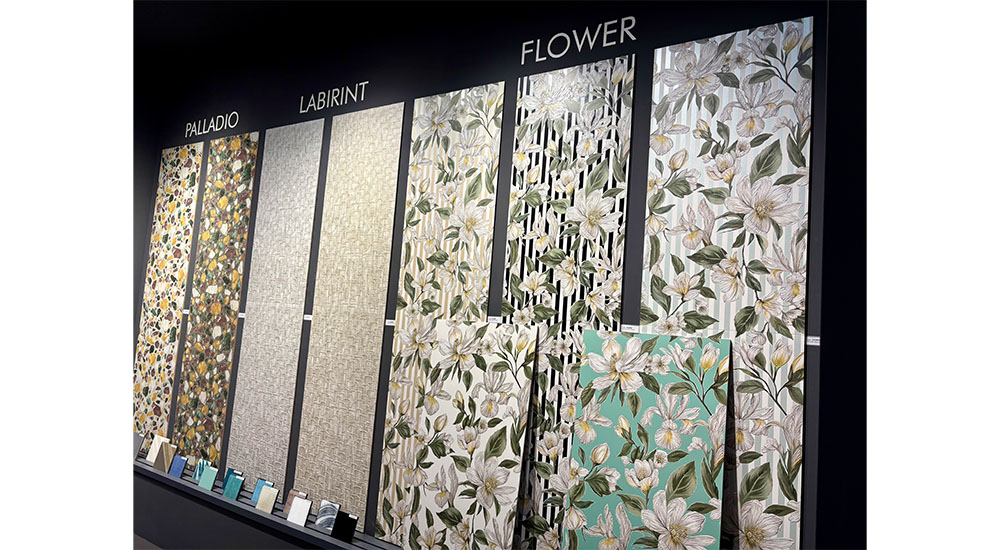 wallpaper look tile cersaie