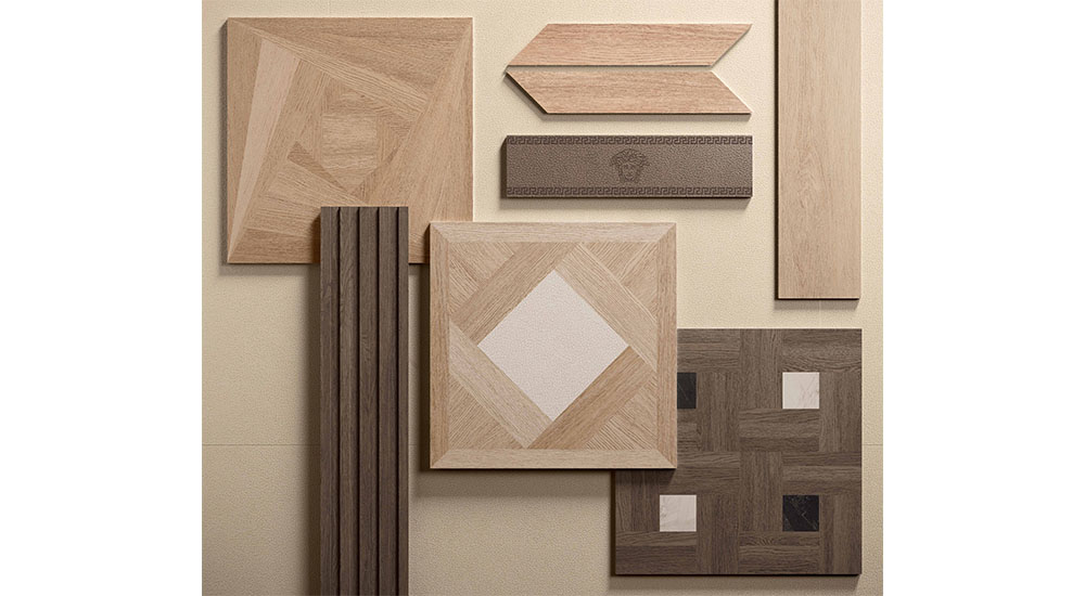 Versace Ceramics Leatherwood wood look tile