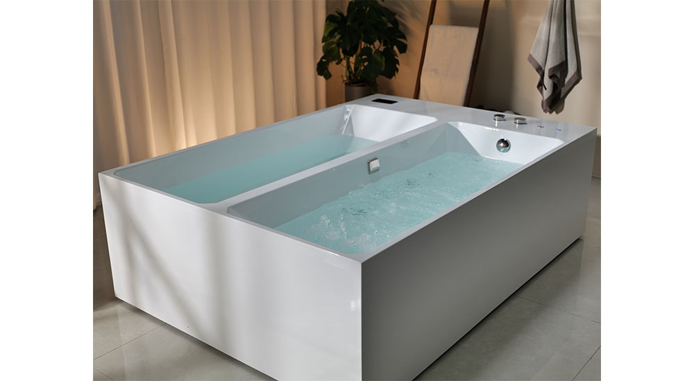 spa bathroom trends 2 person tub