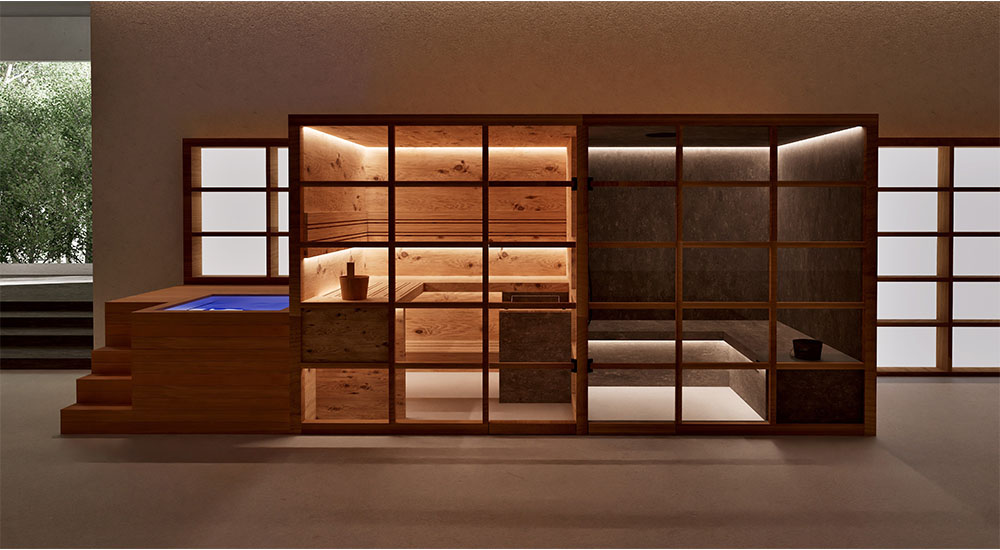 spa bathroom trends sauna