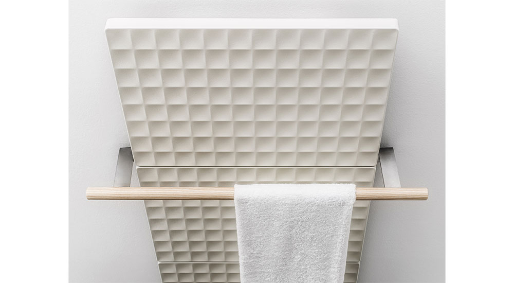 antrax waffle white towel warmer radiator