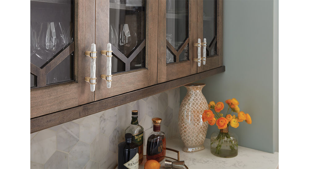 cloud dancer white stone cabinet pulls