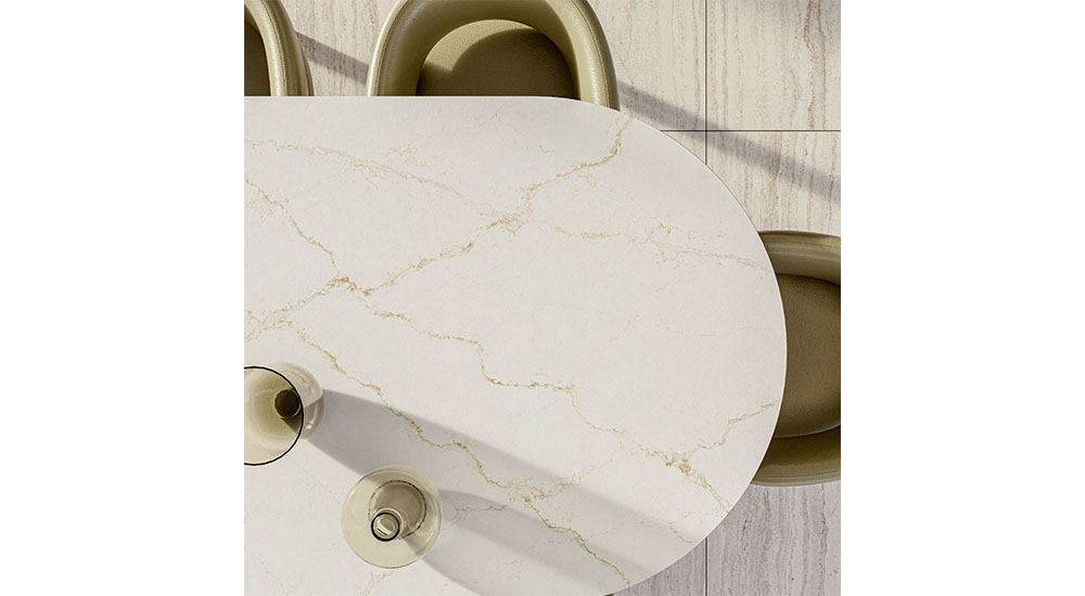 white silestone countertop