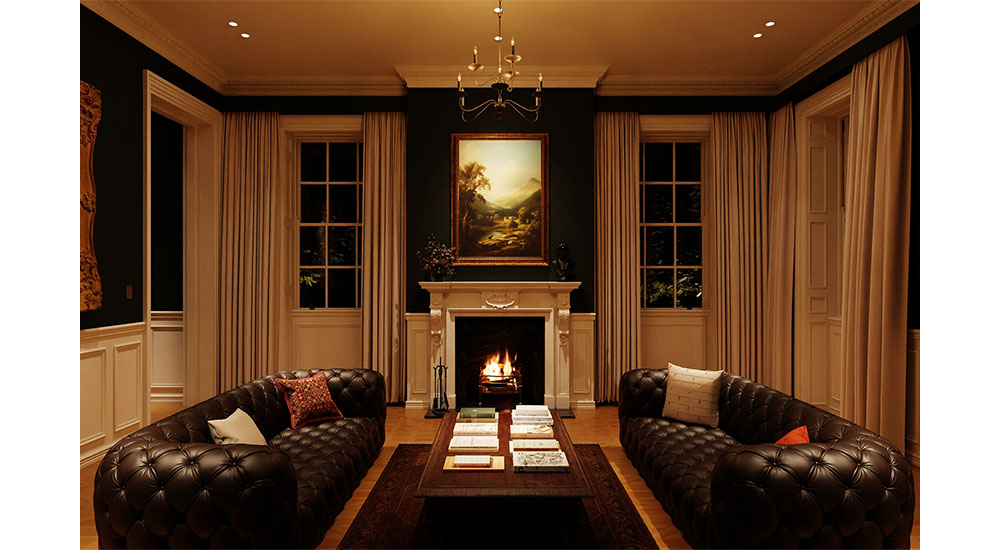 study night light scene