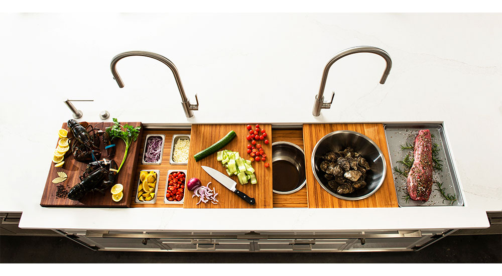 workstation sink the galley