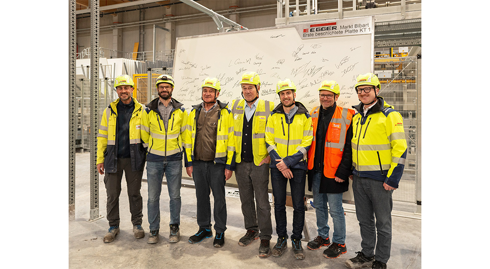 Lamination at EGGER Plant in Germany