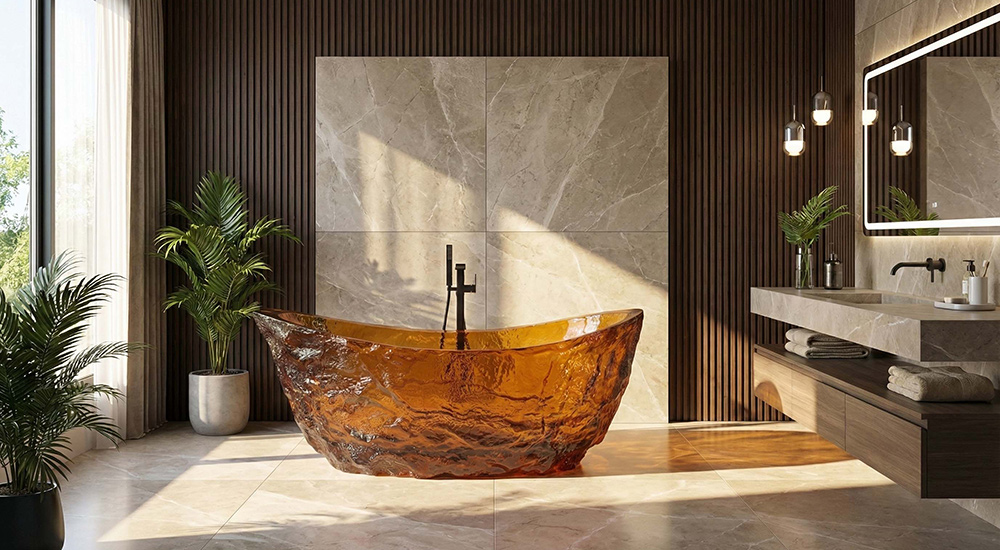 Empava Sculptura Soaking Tub