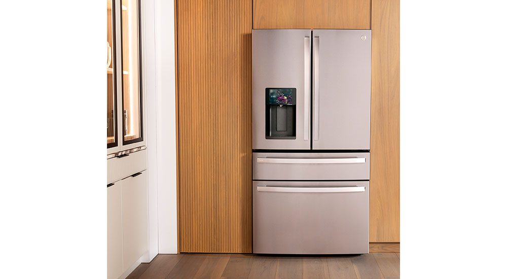 GE Profile Smart 4-Door French-Door Refrigerator with Kitchen Assistant