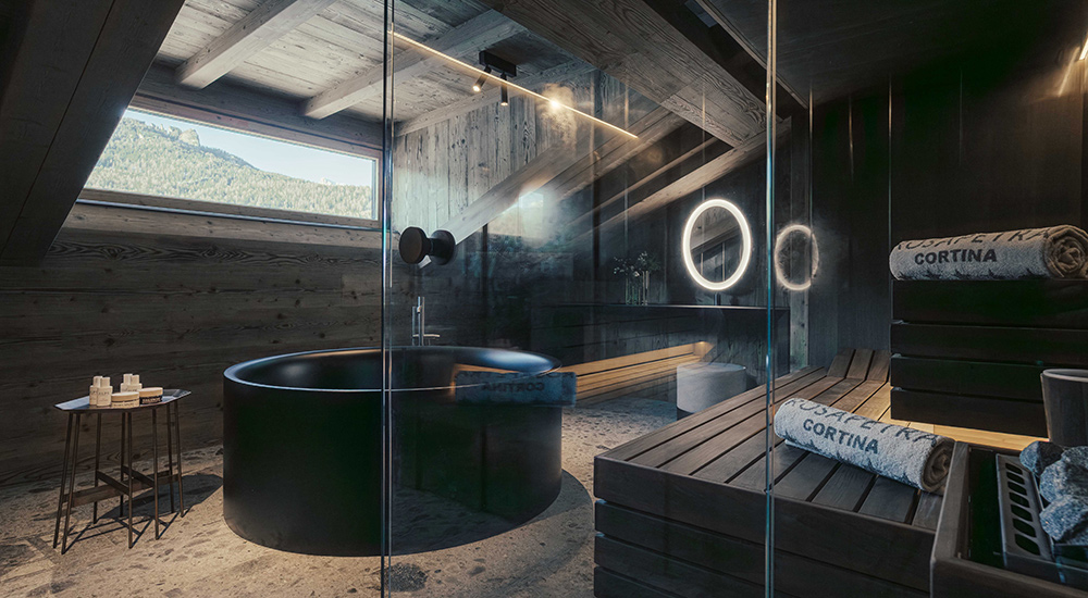 Henge Signature Suite Rosapetra Spa Resort Cortina d'Ampezzo