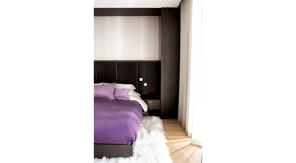 purple bedspread jewel tone Jessica shaw designer