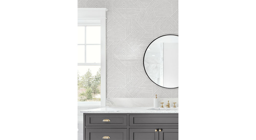stacy garcia tile design patterned white wall