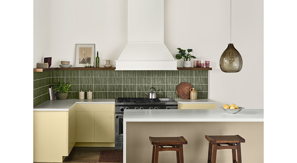 khaki color in kitchen